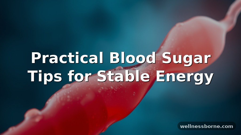 Practical Blood Sugar Tips for Stable Energy