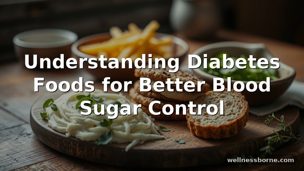 Understanding Diabetes Foods for Better Blood Sugar Control