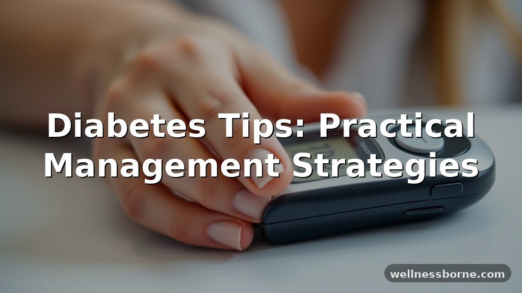 Diabetes Tips: Practical Management Strategies