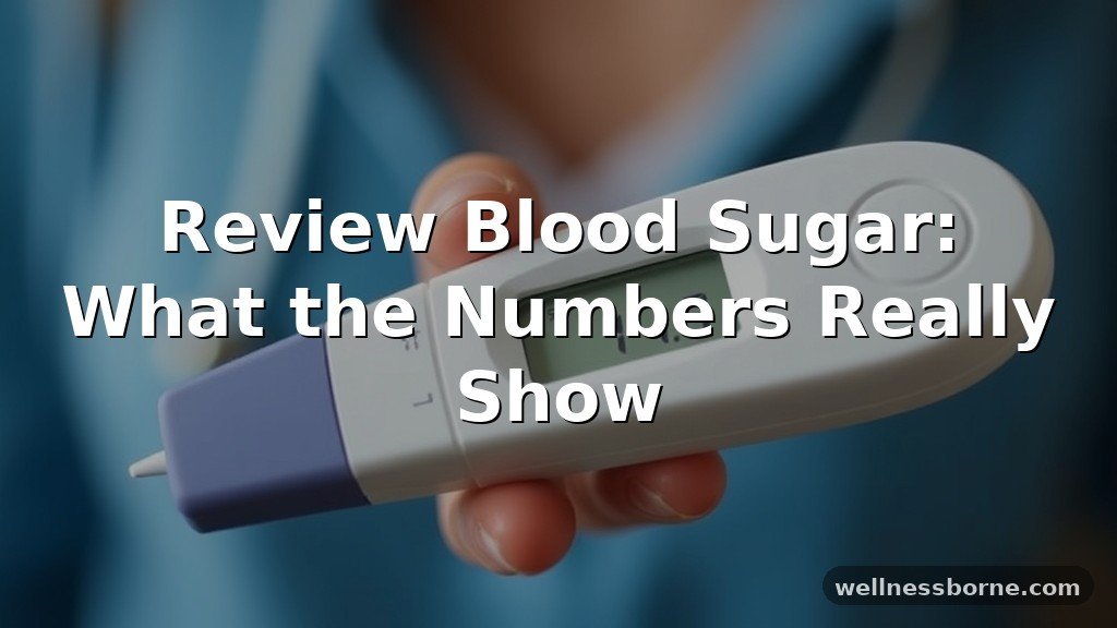 Review Blood Sugar: What the Numbers Really Show