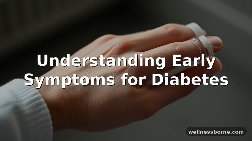 Understanding Early Symptoms for Diabetes