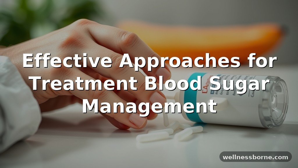 Effective Approaches for Treatment Blood Sugar Management